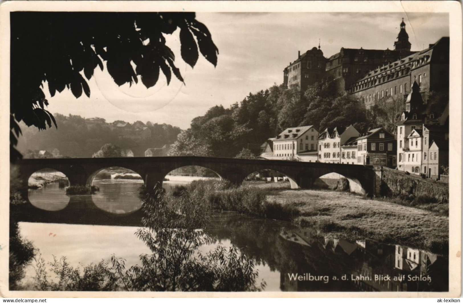 Ansichtskarte Weilburg (Lahn) Brücke Und Schloß 1940 - Weilburg