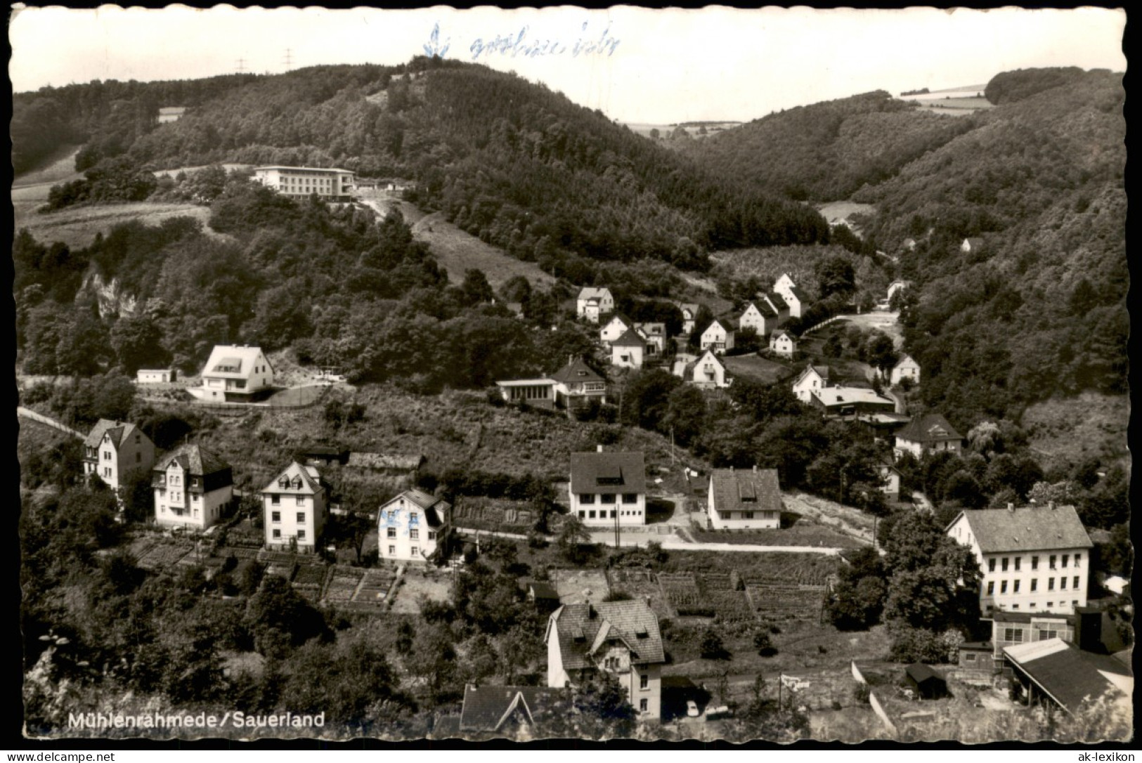 Ansichtskarte Mühlenrahmede-Altena Stadtblick 1963 - Altena