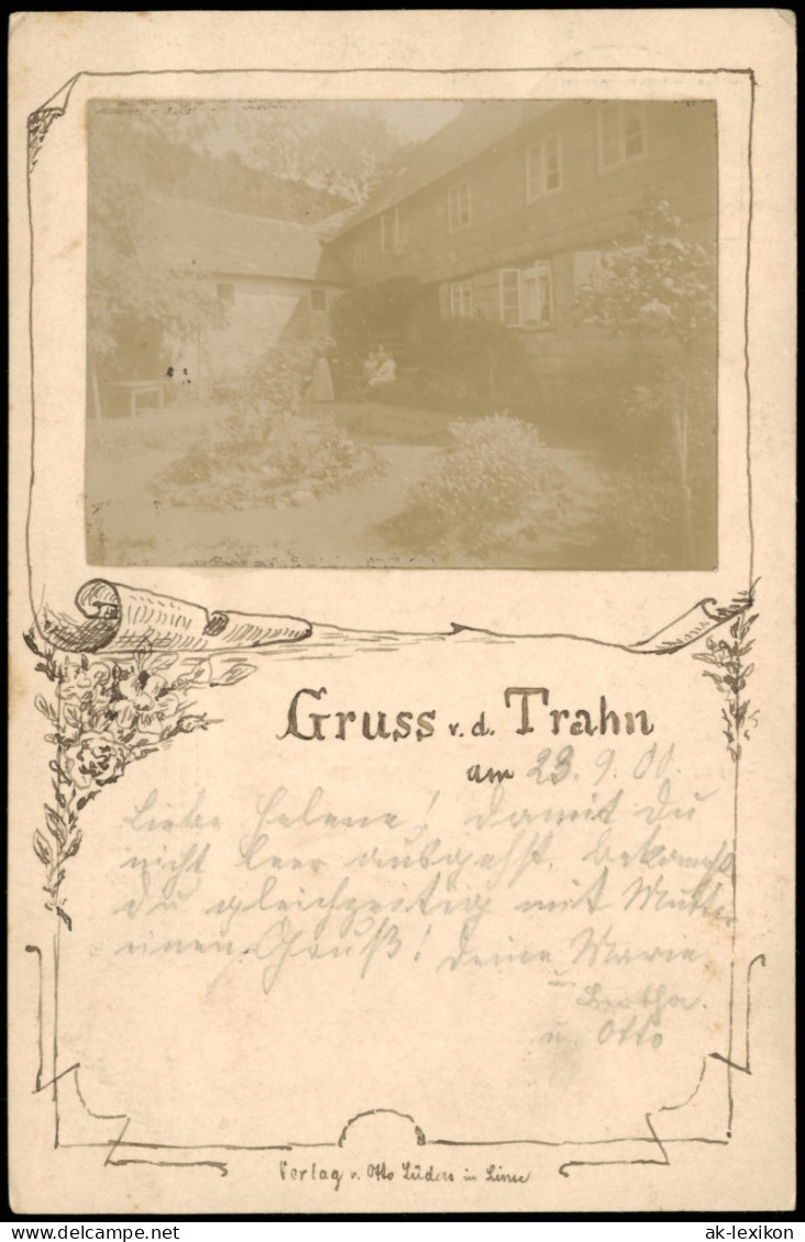 Ansichtskarte Thran-Bodenwerder Haus 1900 Privatfoto - Bodenwerder