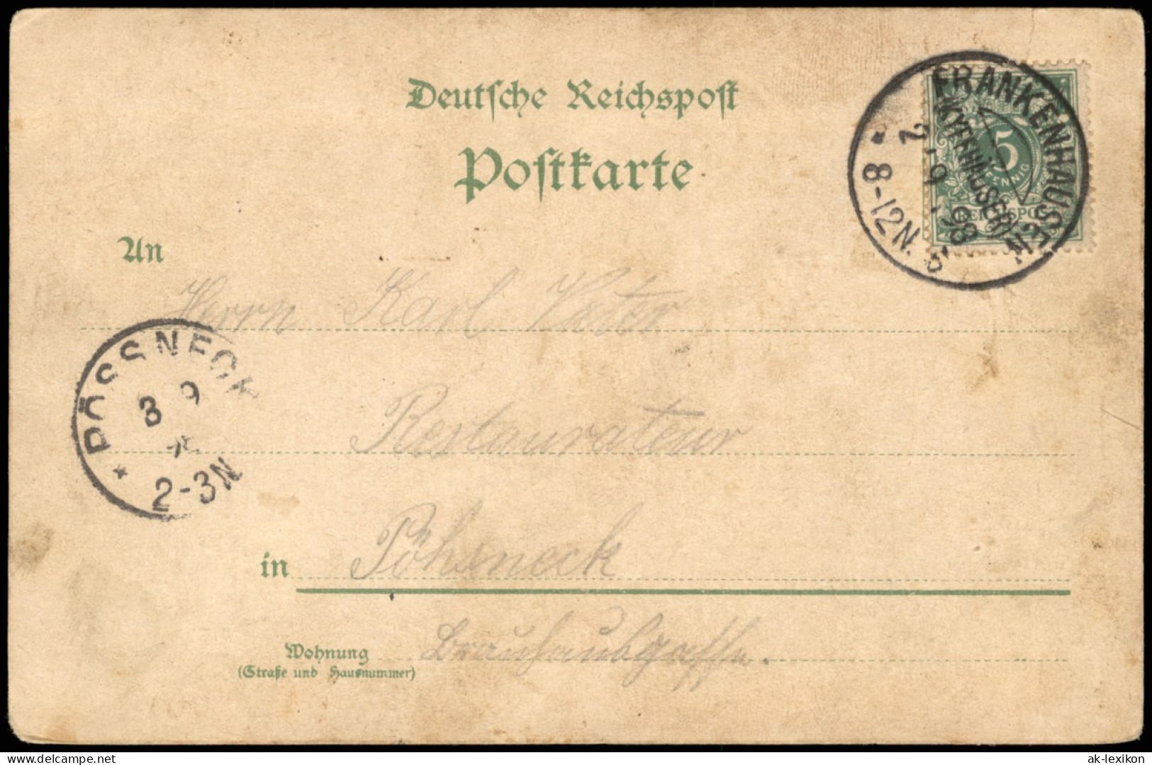Litho AK Kelbra (Kyffhäuser) Kaiser-Friedrich-Wilhelm 2 Bild 1898 - Kyffhaeuser