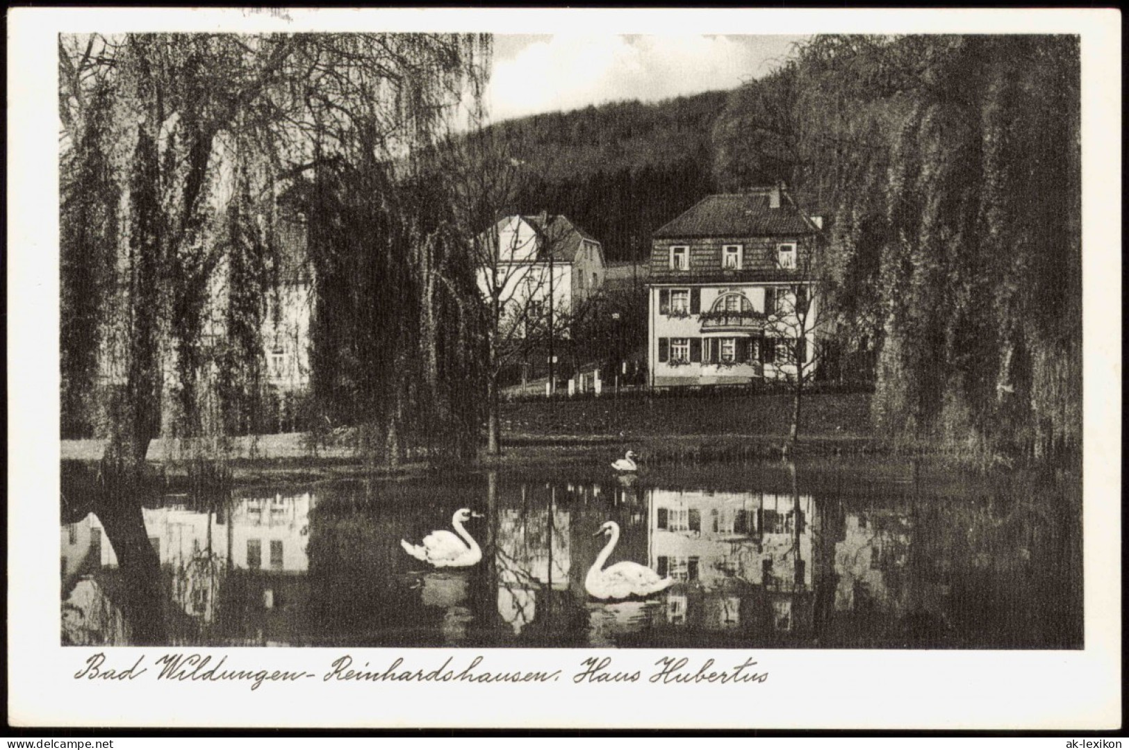 Ansichtskarte Bad Wildungen Reinhardshausen Haus Hubertus 1955 - Bad Wildungen