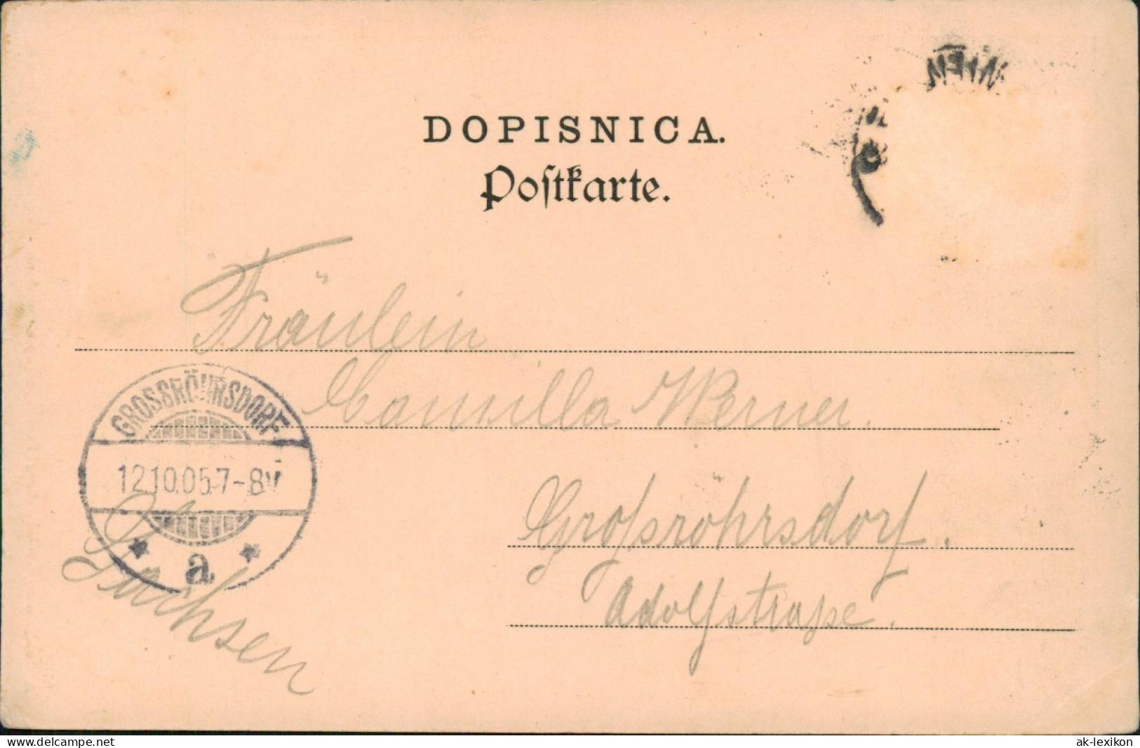 Postcard Adelsberg Postojna Postojnska Jama – Adelsberger Grotte 1905 - Slovénie