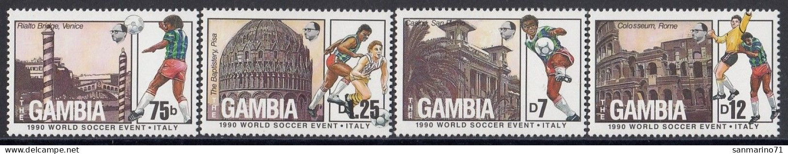 GAMBIA 898-901,unused - 1990 – Italy