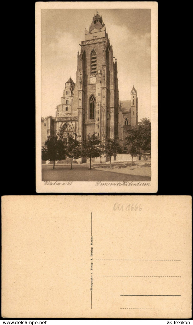 Ansichtskarte Wetzlar Dom Mit Heidenturm 1920 - Wetzlar