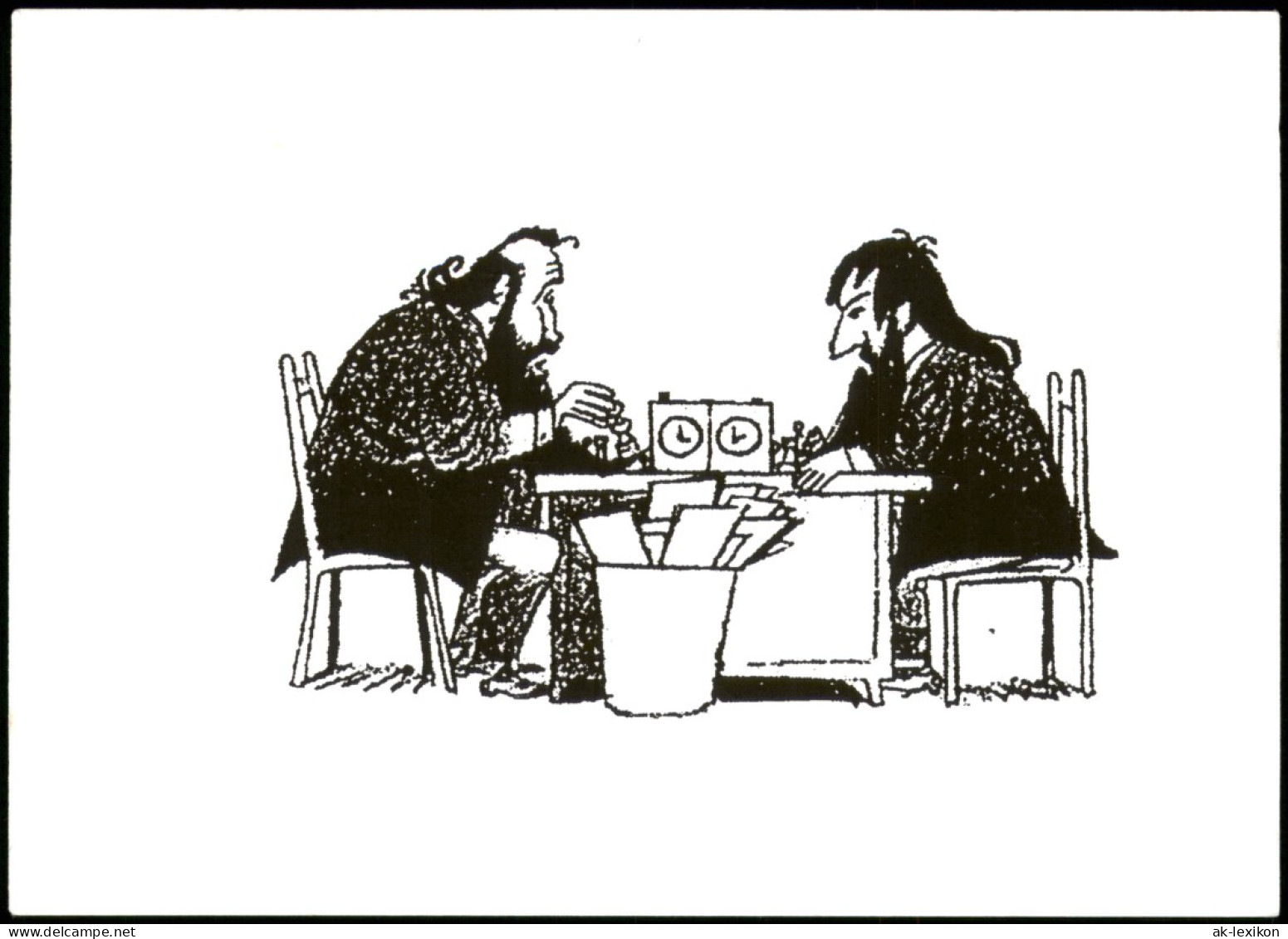 Ansichtskarte  Schach (Chess) Motivkarte Spieler Am Tisch 2003 - Contemporain (à Partir De 1950)