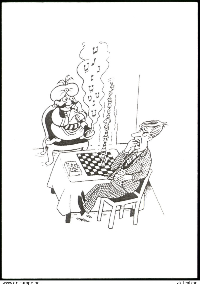 Ansichtskarte  Schach (Chess) Motivkarte Mit Lustiger Illustration 2005 - Contemporain (à Partir De 1950)