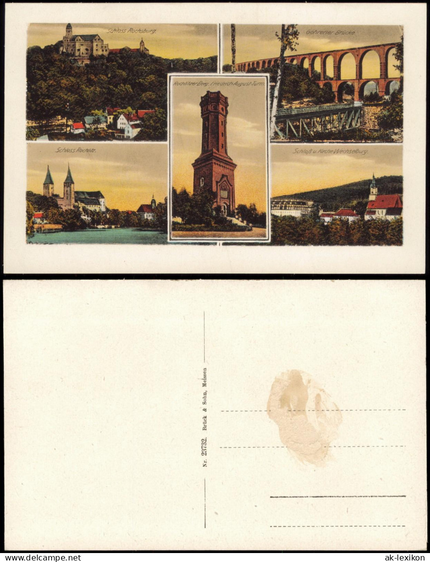 Ansichtskarte Rochsburg-Lunzenau 5 Bild: Stadtansichten 1927 - Lunzenau