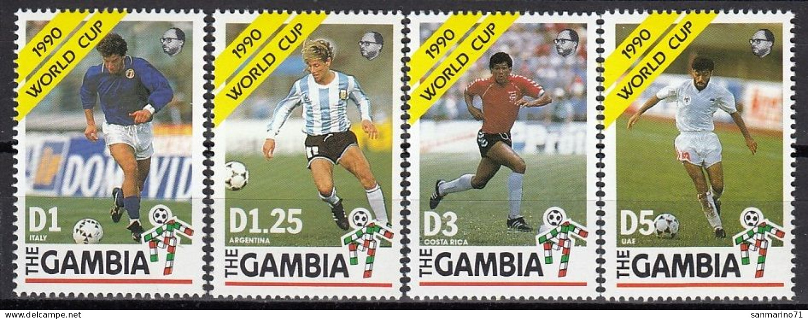 GAMBIA 1064-1067,unused - 1990 – Italien