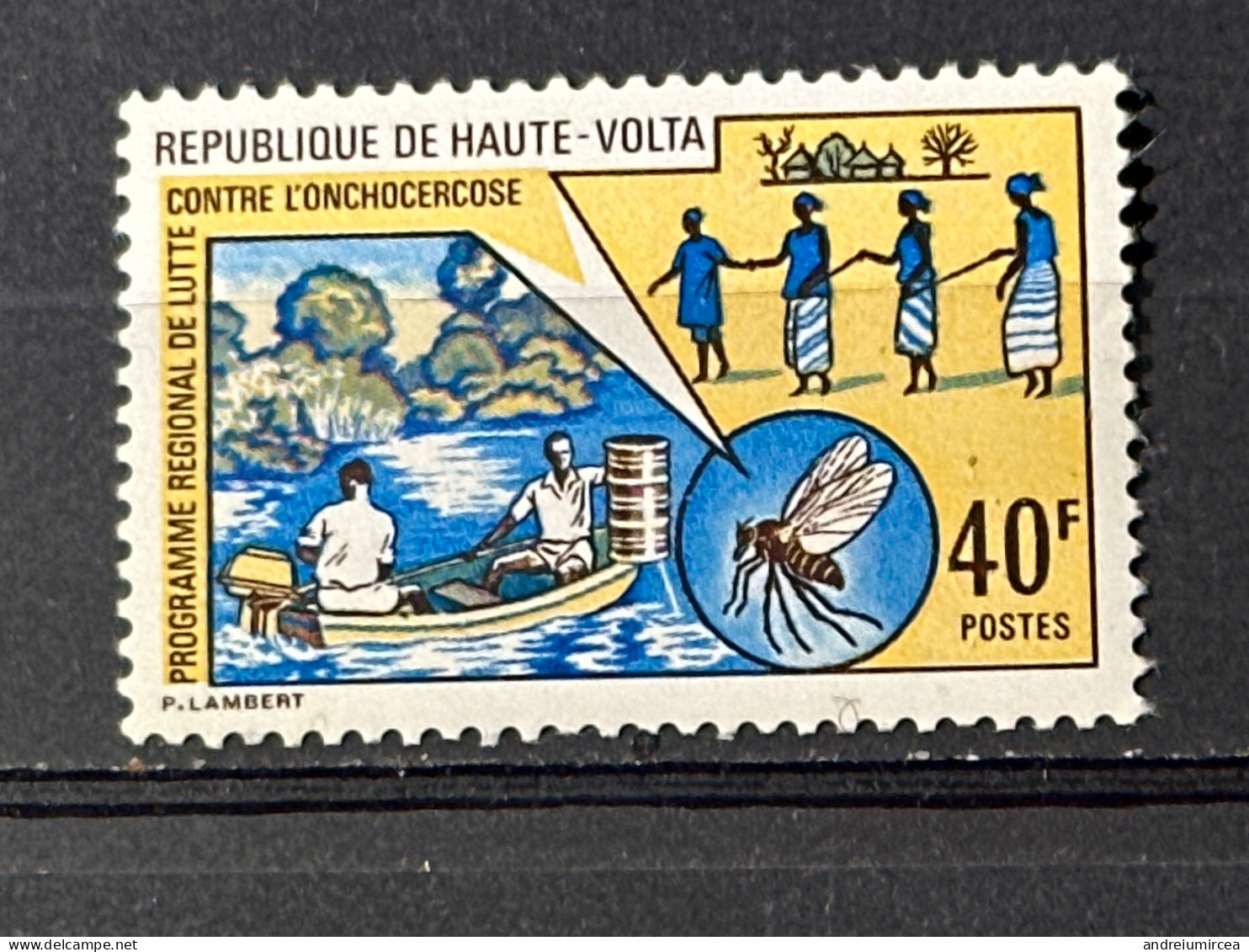 Rep. De Haut Volta MNH 1971. Programme De Lutte Contre L’onchocercose - Mauritanie (1960-...)