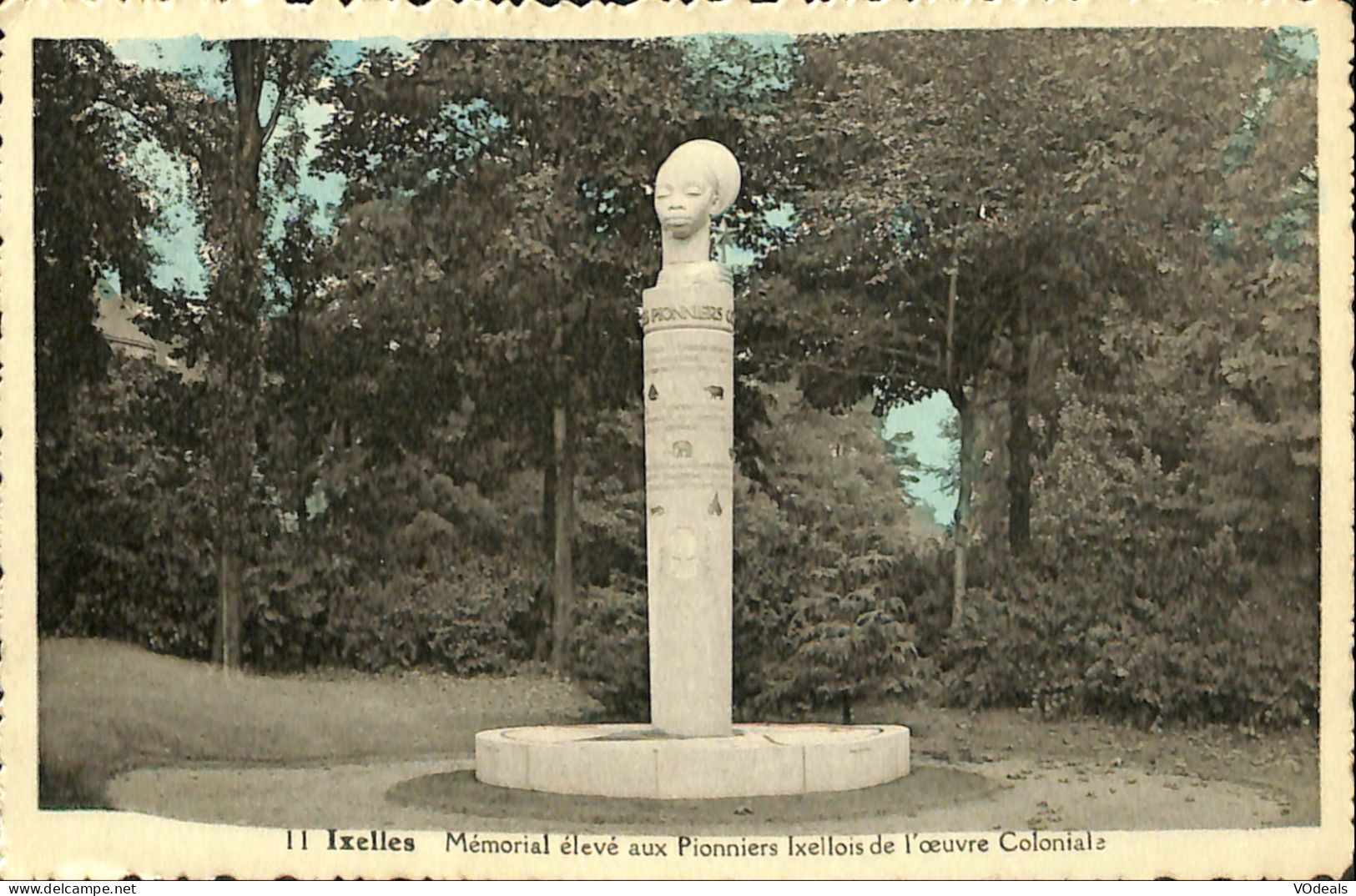 Belgique - Brussel - Bruxelles - Ixelles - Elsene - Mémorial élevé Aux Pionniers Ixellois De L'oeuvre Coloniale - Ixelles - Elsene