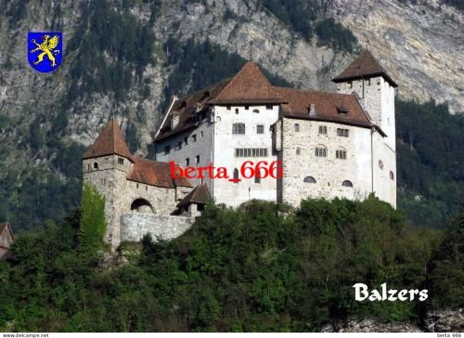 Liechtenstein Balzers Gutenberg Castle New Postcard - Liechtenstein