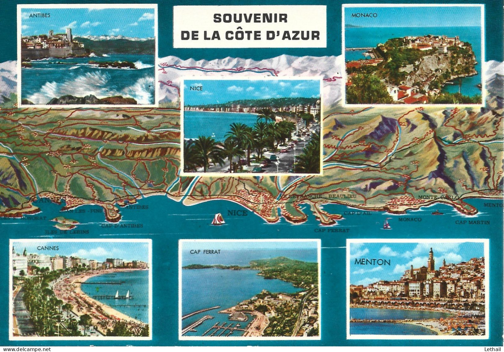 Ref (  19898  )  Cartes Géographiques - Maps