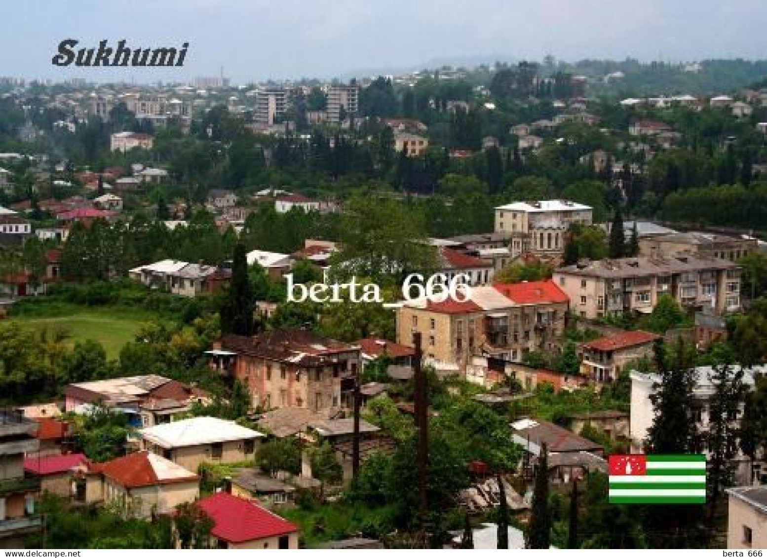 Abkhazia Sukhumi Overview New Postcard - Géorgie