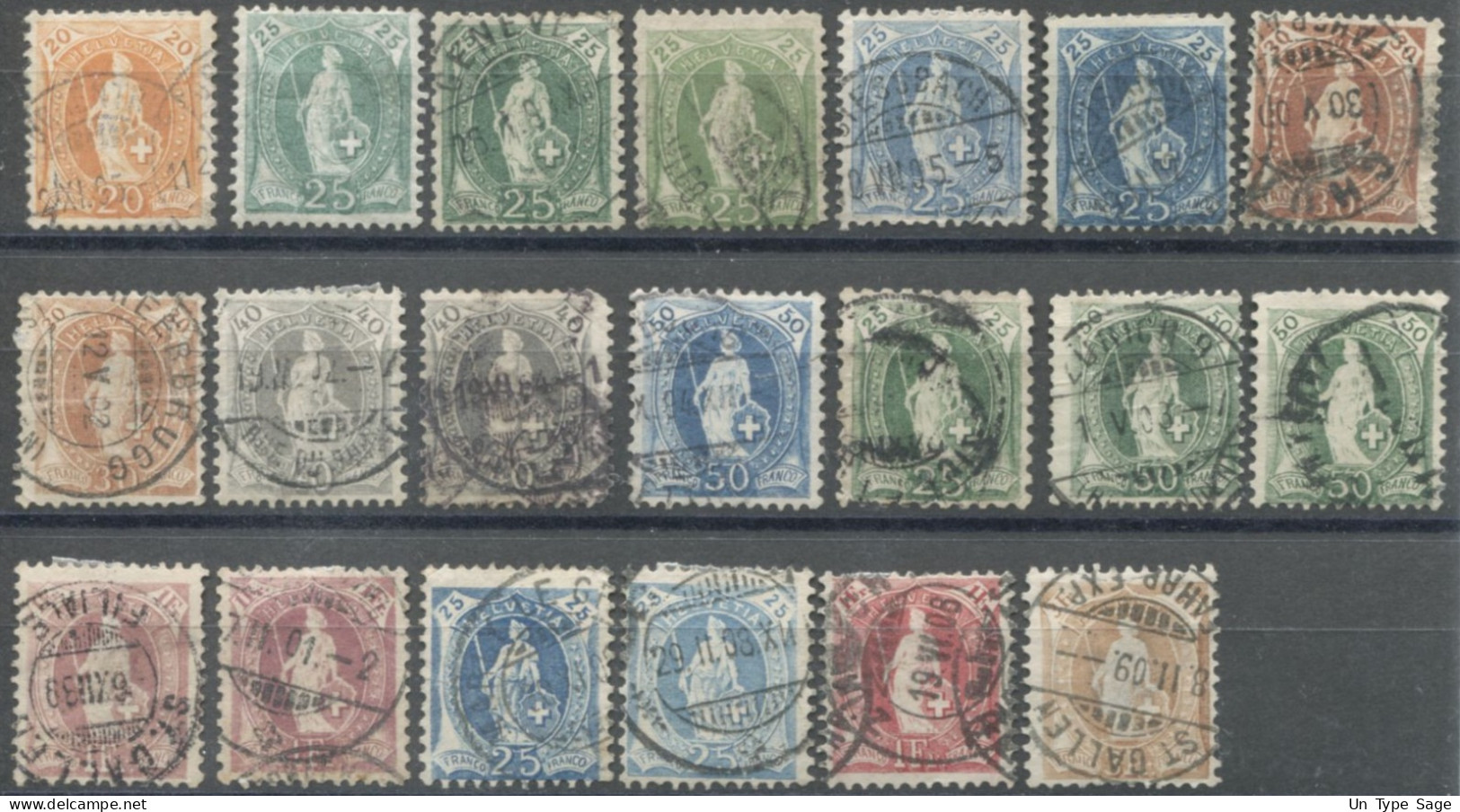 Suisse -  Lot De Timbres Oblitérés - (F1619) - Gebraucht