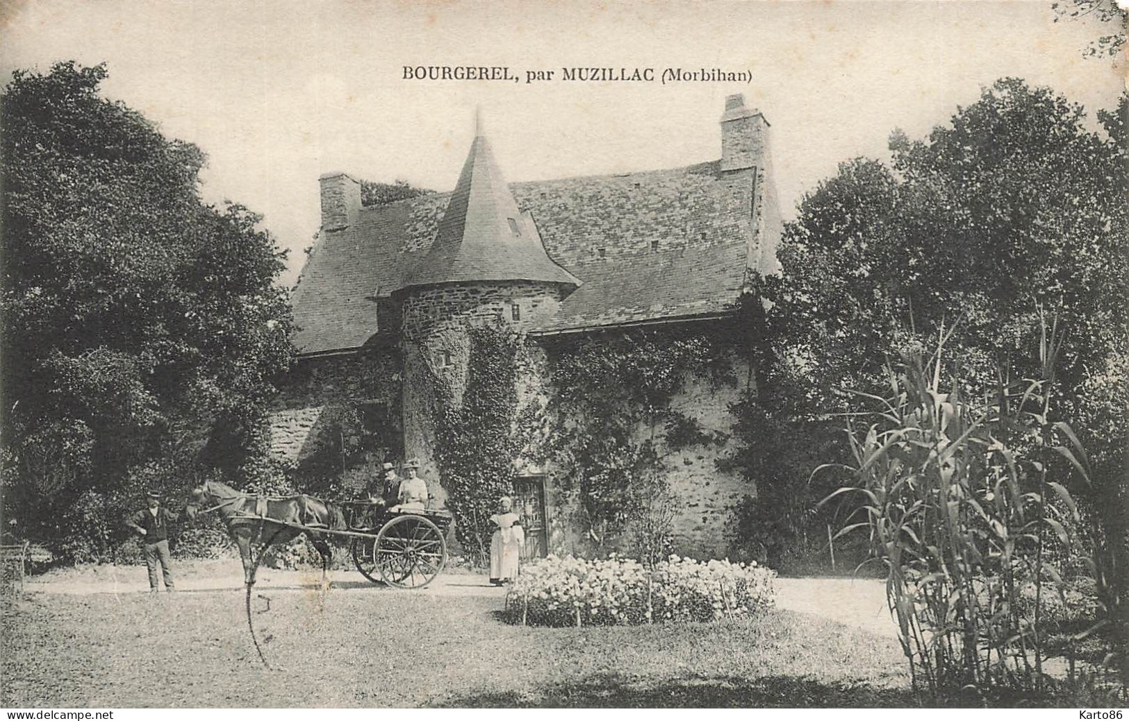 Muzillac * BOURGEREL * Bourgerel Château Manoir * Vilalgeois Attelage - Muzillac