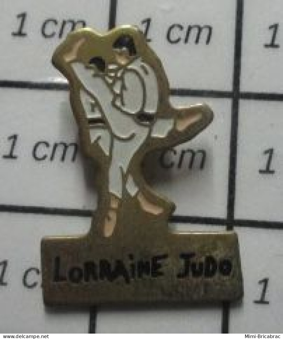 713B Pin's Pins / Beau Et Rare : SPORTS / CLUB LORRAINE JUDO - Judo