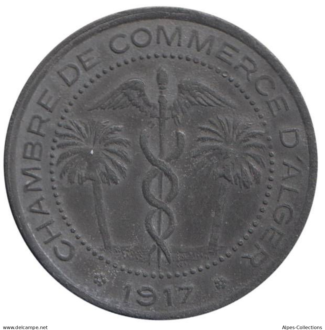 ALGERIE - Alger - 01.08 - Monnaie De Nécessité - 5 Centimes 1917 - Notgeld