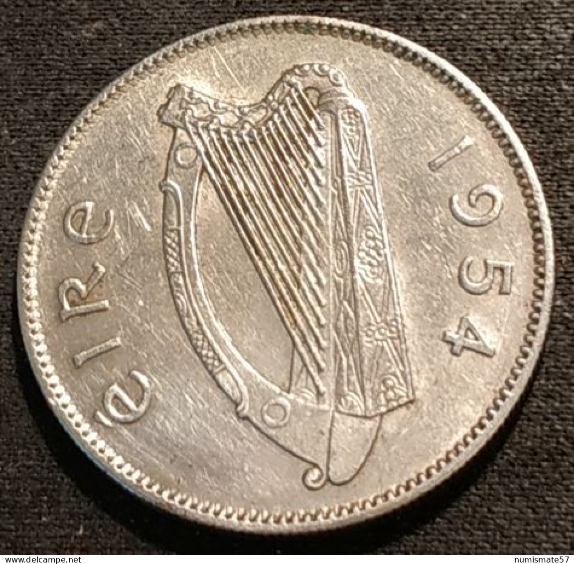 IRLANDE - EIRE - 1 SCILLING 1954 - KM 14a - Taureau - IRELAND - Irlanda