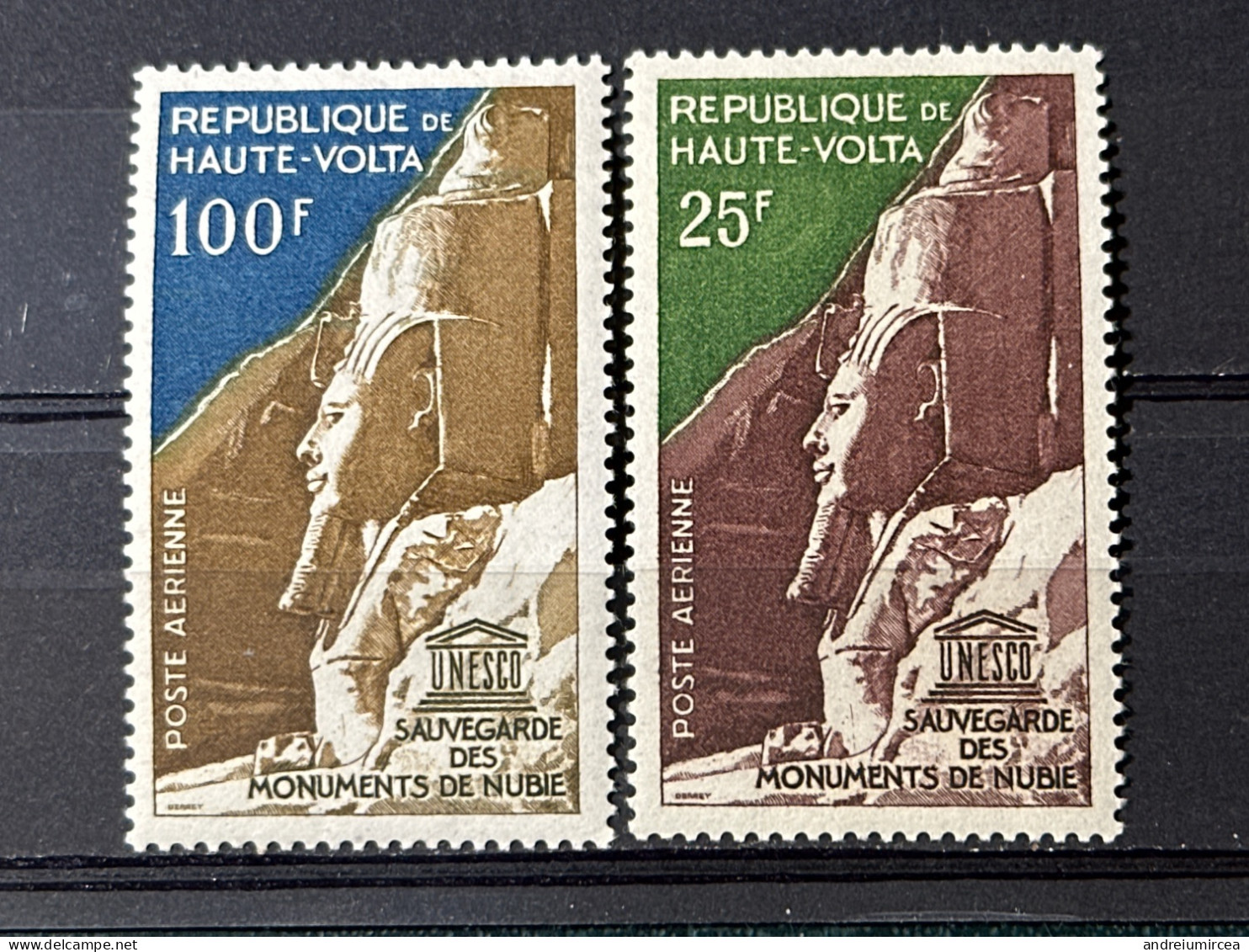 1964 Haute Volta MNH UNESCO Monuments De Nubie - Mauritania (1960-...)