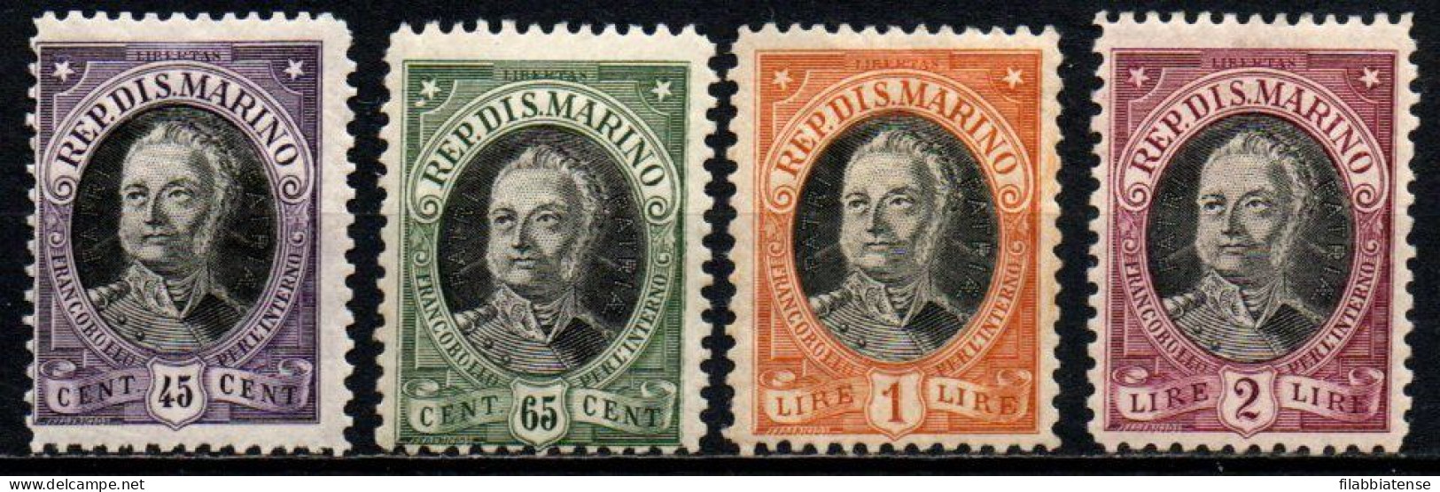 1926 - San Marino 125/28 Morte Di A. Onofri ++++++ - Unused Stamps