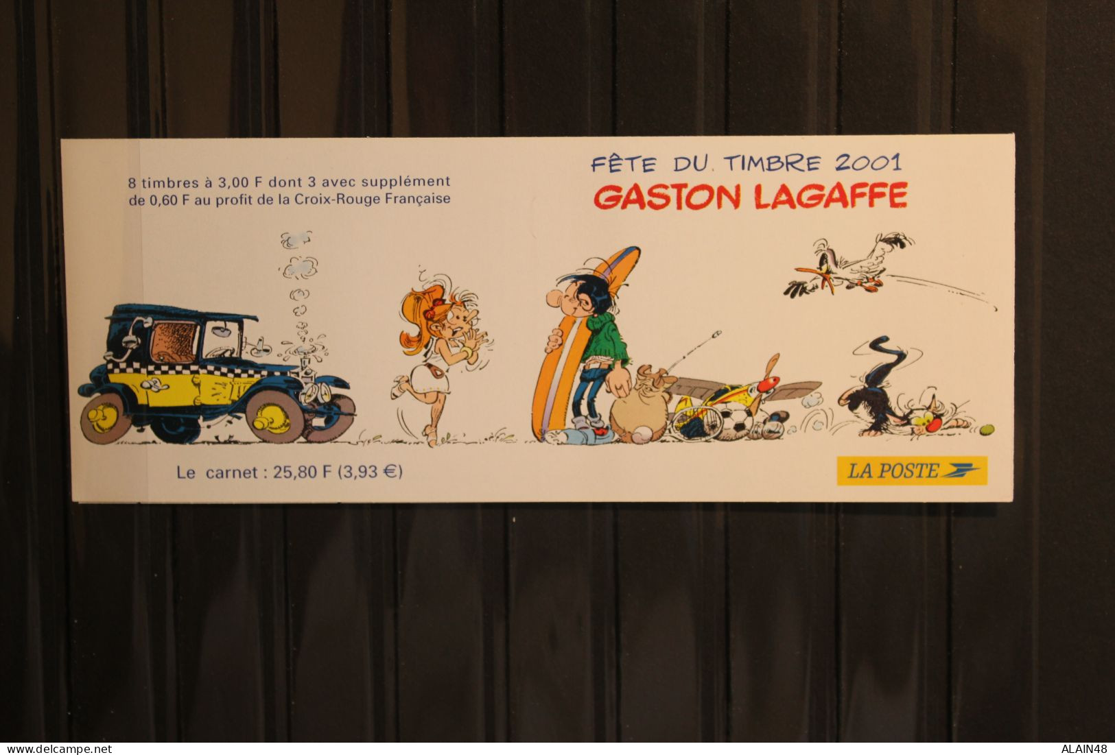 FRANCE 2001 CARNET BC3370a FETE DU TIMBRE GASTON LAGAFFE NEUFS** NON PLIE TB - Journée Du Timbre