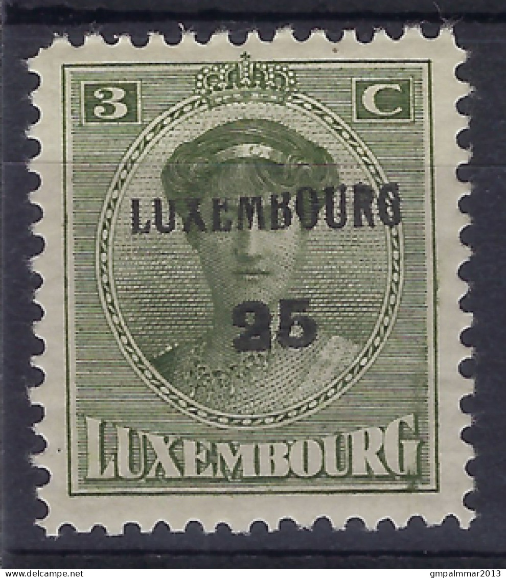 1925 LUXEMBOURG PREO Nr. 146  CHARLOTTE * MH Avec Curiosité " Défaut En Haut De L'impression " ; Voir 2 Scans! LOT 286 - Precancels