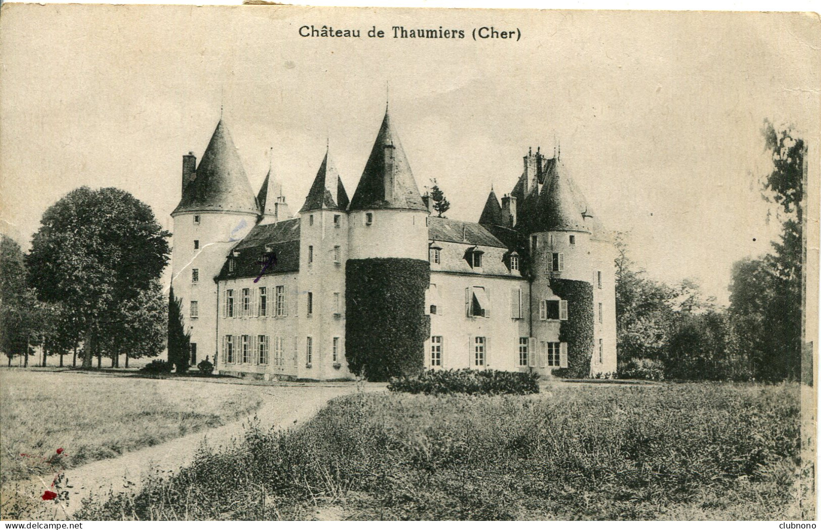 CPA -  THAUMIERS - LE CHATEAU - Thaumiers