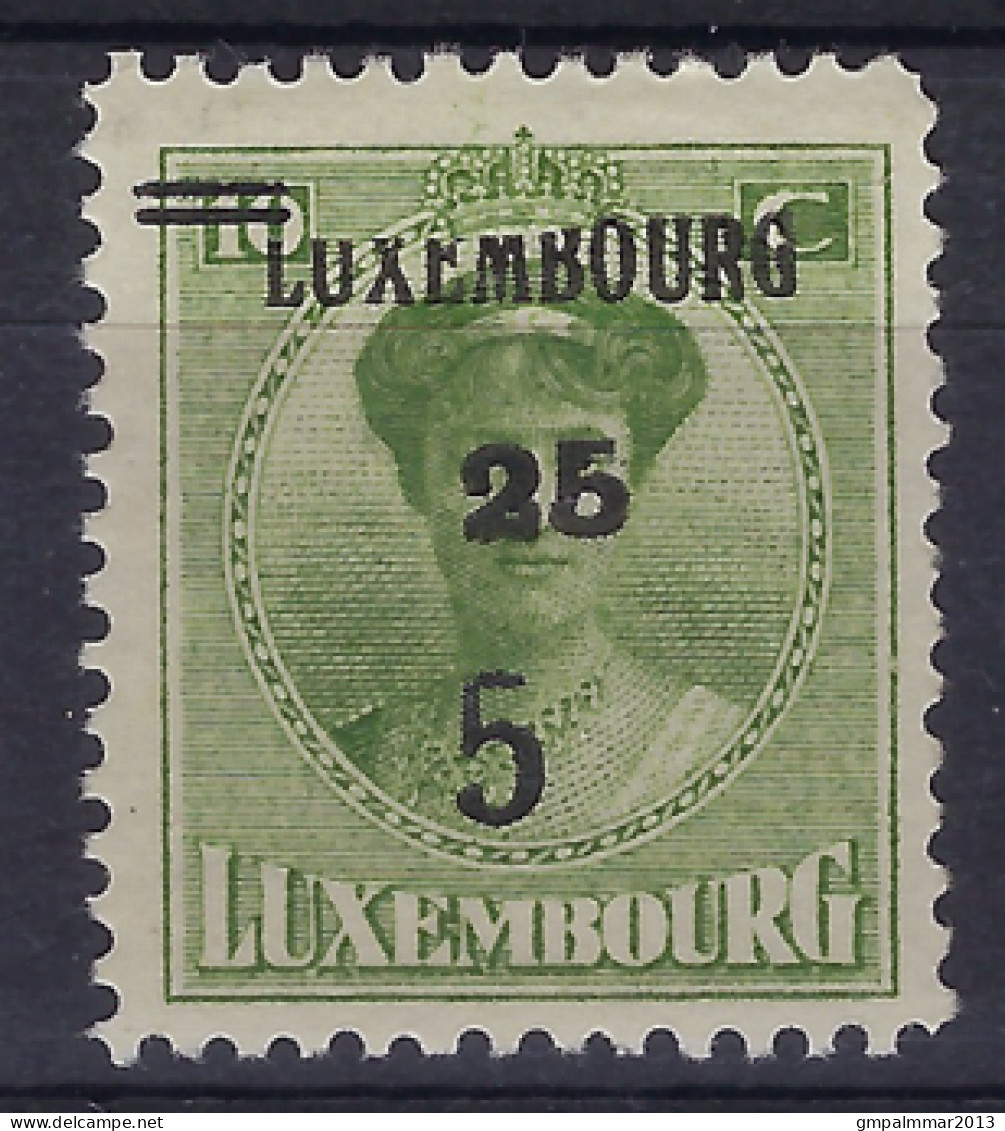 1925 LUXEMBOURG PREO Nr. 147  CHARLOTTE ** MNH Avec Curiosité " Défaut En Haut De L'impression " ; Voir 2 Scans! LOT 286 - Voorafgestempeld