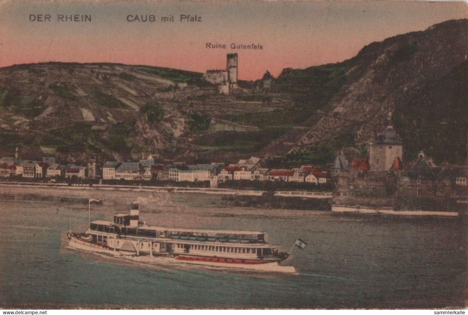 94174 - Caub - Kaub - Mit Pfalz - 1919 - Kaub