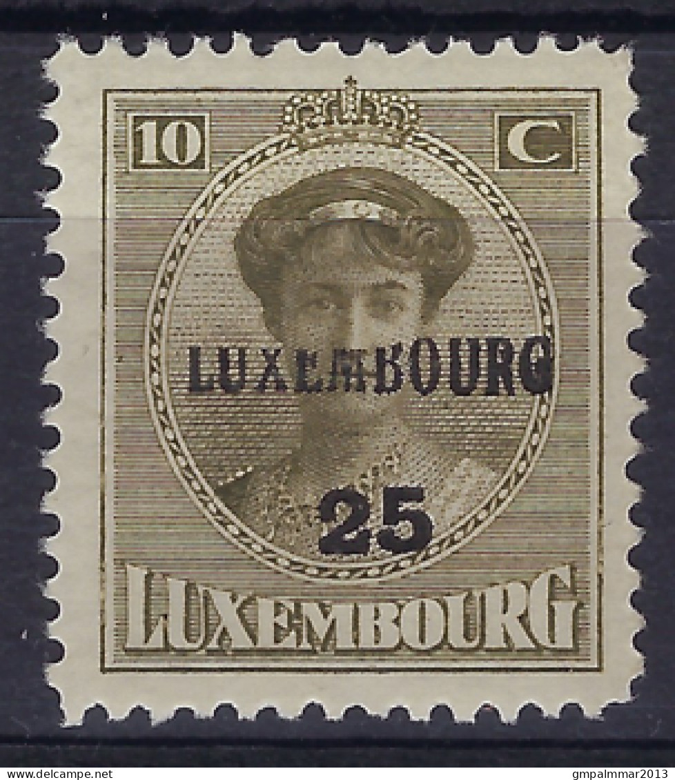 1925 LUXEMBOURG PREO Nr. 150  CHARLOTTE ** MNH Avec Curiosité " Défaut En Haut De L'impression " ; Voir 2 Scans! LOT 286 - Vorausentwertungen