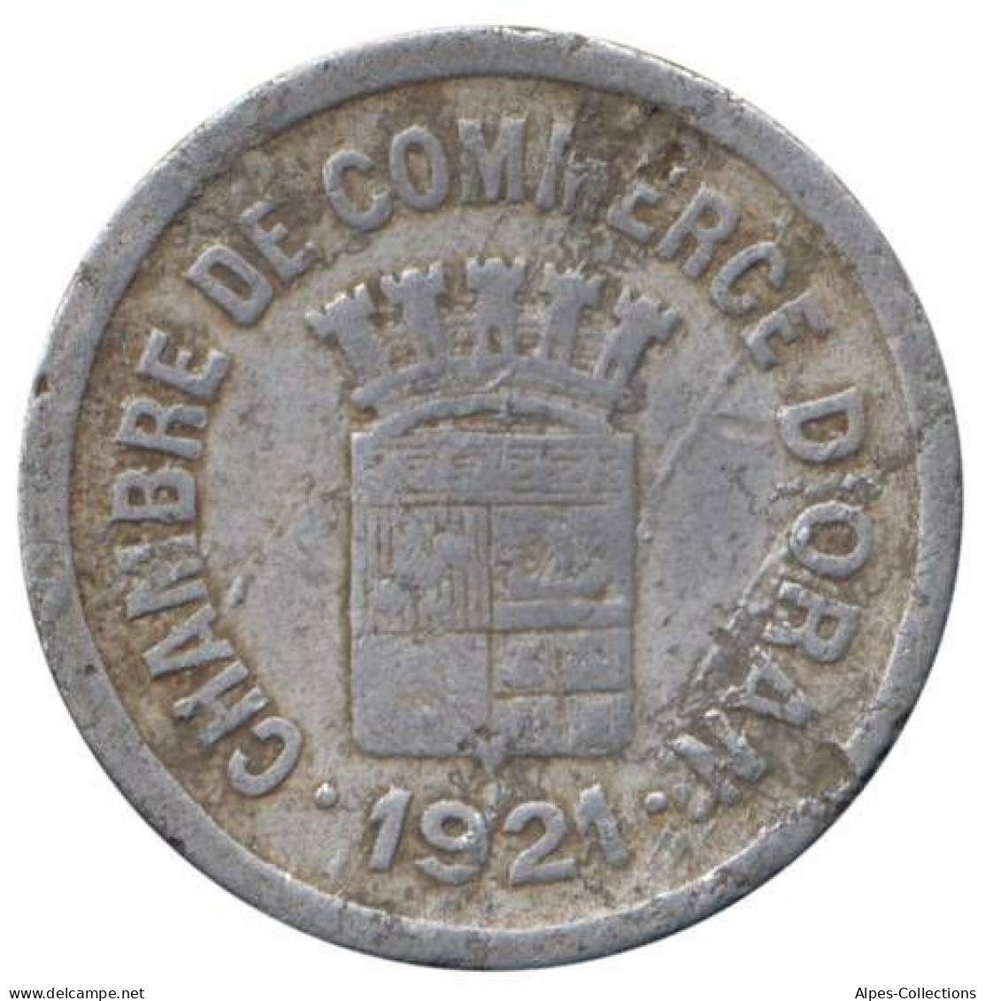 ALGERIE - Oran - 01.01 - Monnaie De Nécessité - 5 Centimes 1921 - Monétaires / De Nécessité