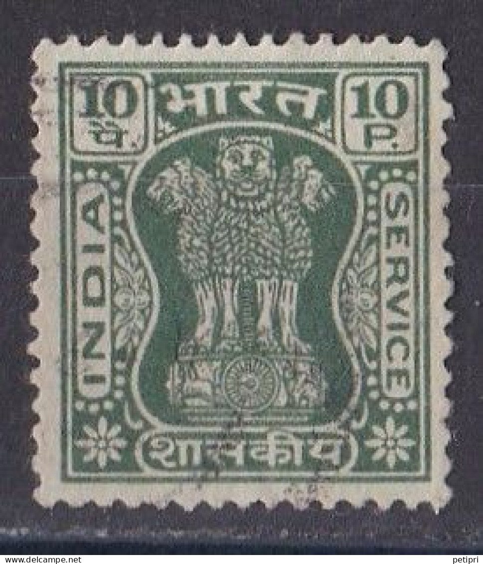Inde  - Timbre De Service  Y&T N° 40  Oblitéré - Dienstzegels