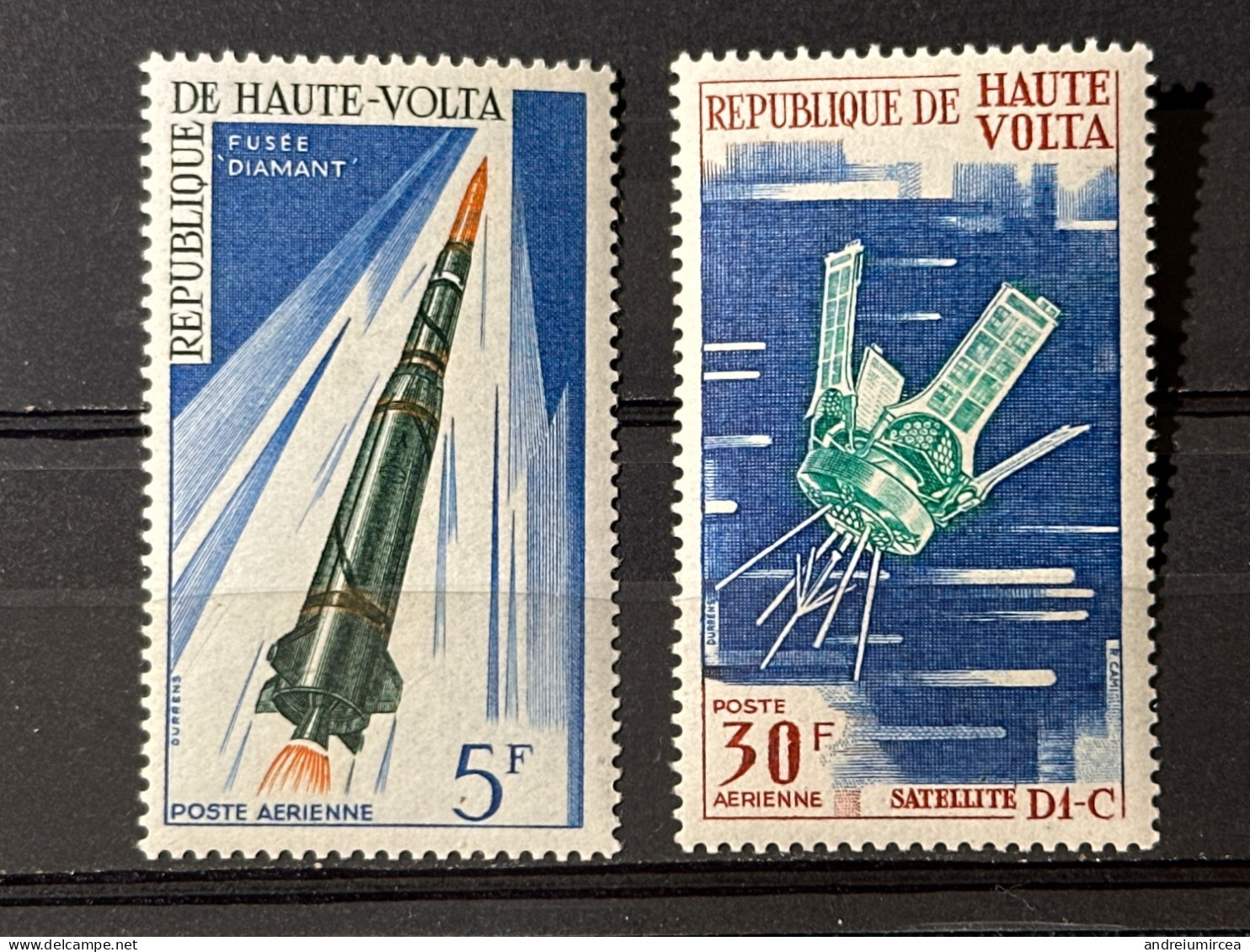 1967 Haute Volta MNH Espace Fusée + Satellite - Mauritania (1960-...)