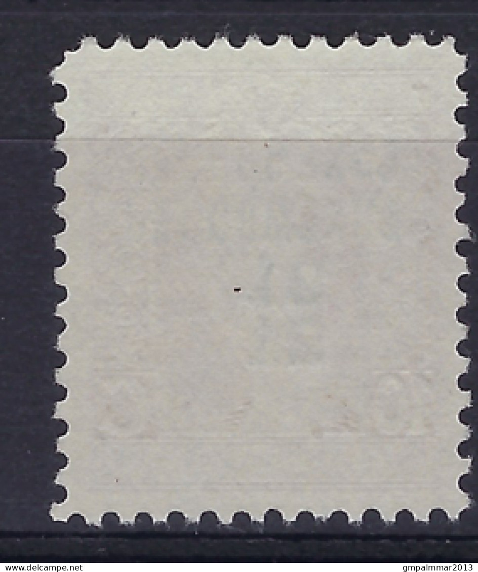 1921 LUXEMBOURG PREO Nr. 124  MARIE-ADELAIDE Avec Curiosité " DOUBLE SURCHARGE " ; Voir 2 Scans ! LOT 286 - Precancels