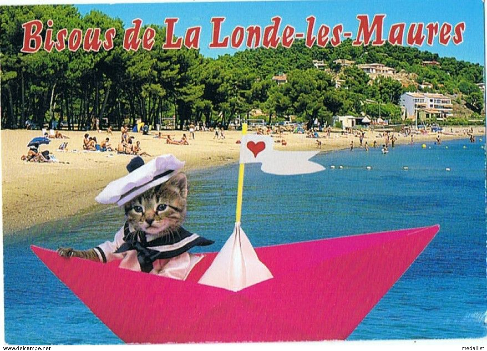 CPM..83..LA LONDE DES MAURES..BISOUS - La Londe Les Maures