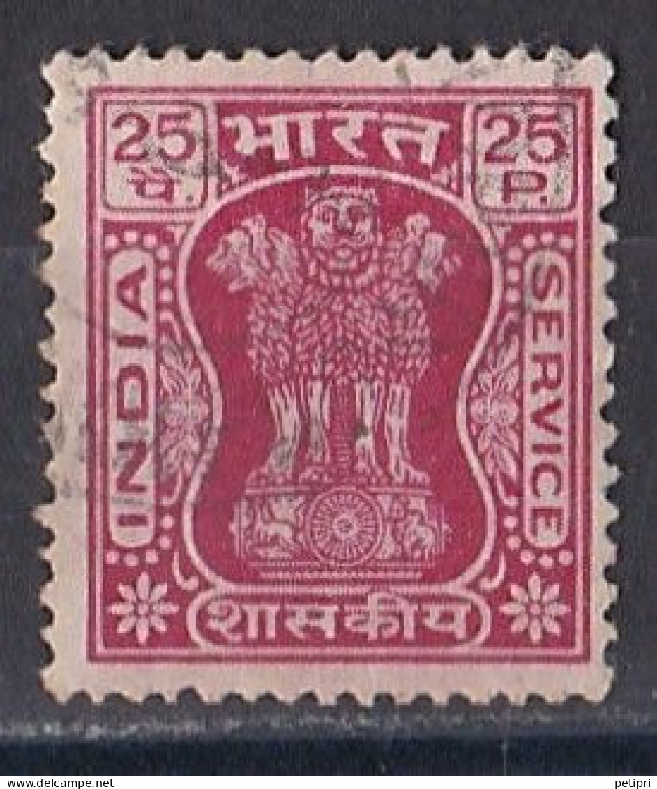 Inde  - Timbre De Service  Y&T N°  42 A  Oblitéré - Timbres De Service