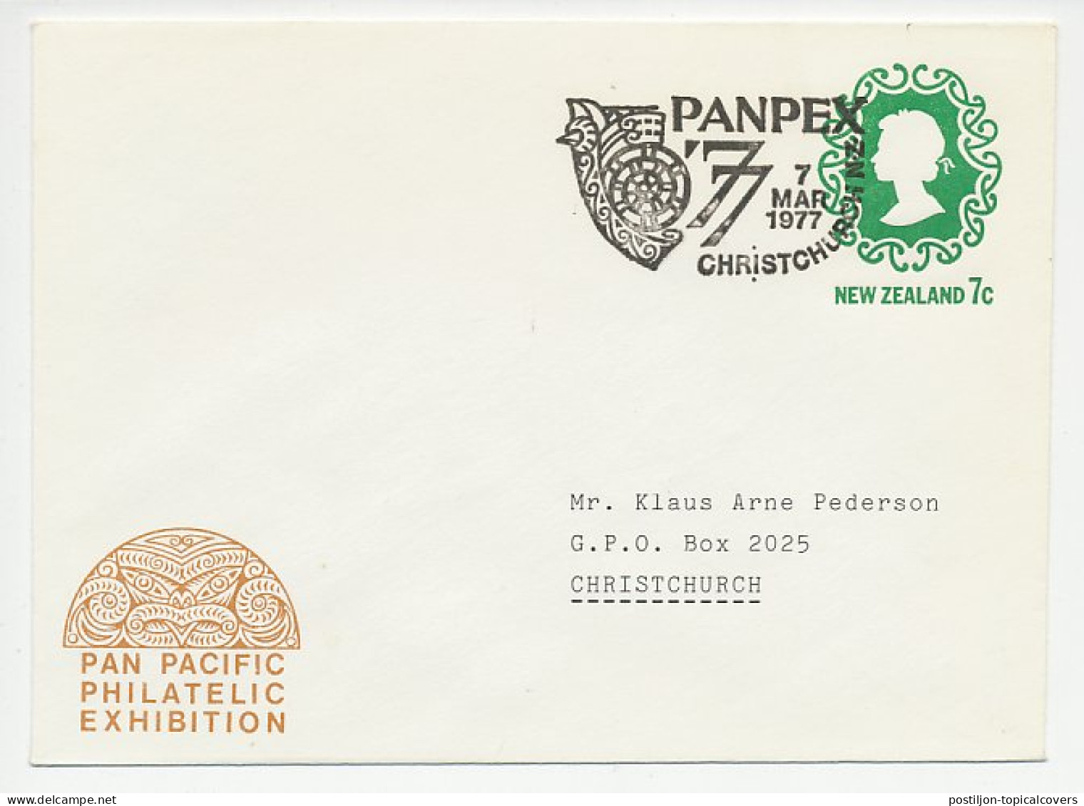 Postal Stationery / Postmark New Zealand 1977 Panpex - Maori  - American Indians
