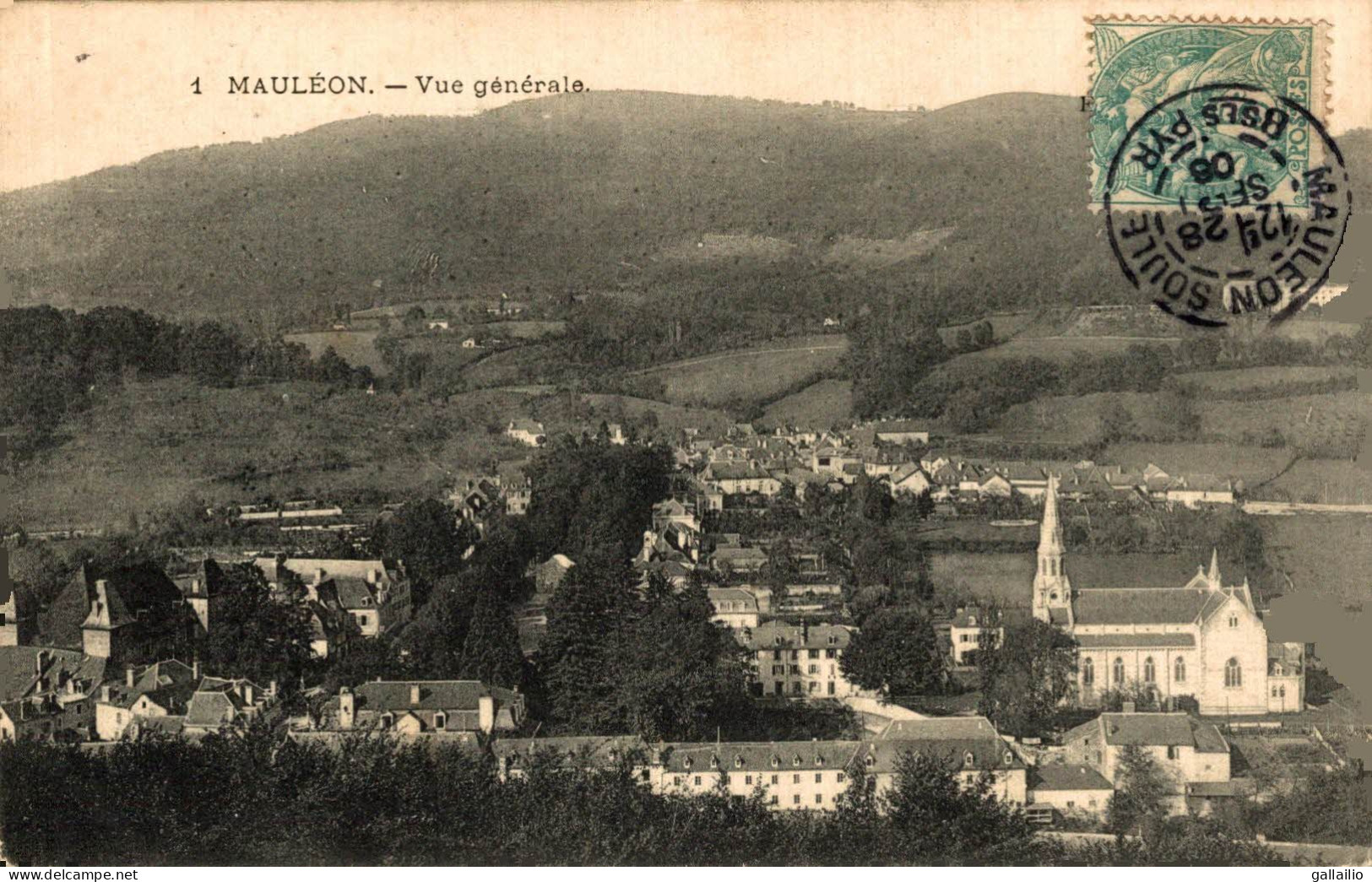 MAULEON VUE GENERALE - Mauleon Licharre