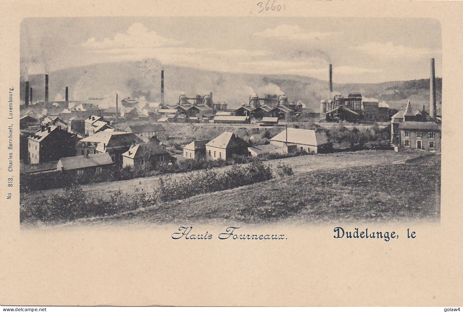 36601# DUDELANGE HAUTS FOURNEAUX USINE SIDERURGIE LUXEMBOURG - Dudelange