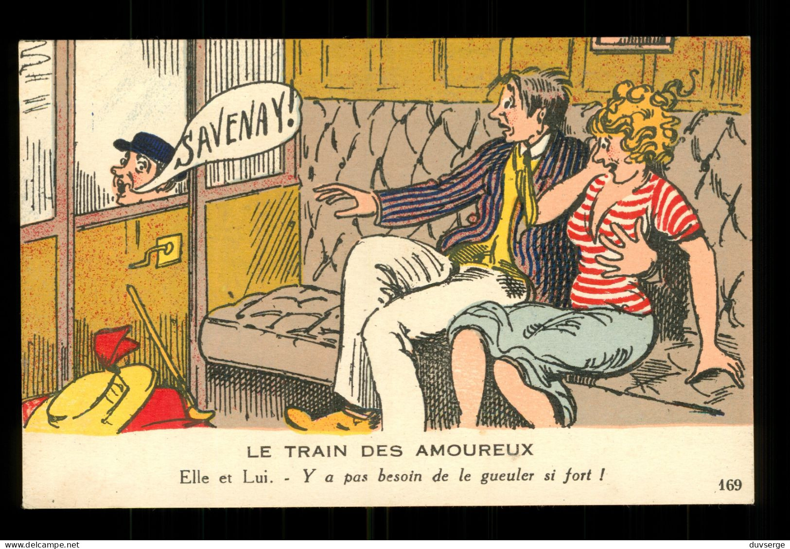 44 Loire Atlantique Savenay Carte Humoristique Savenay  Dans Le Train - Savenay