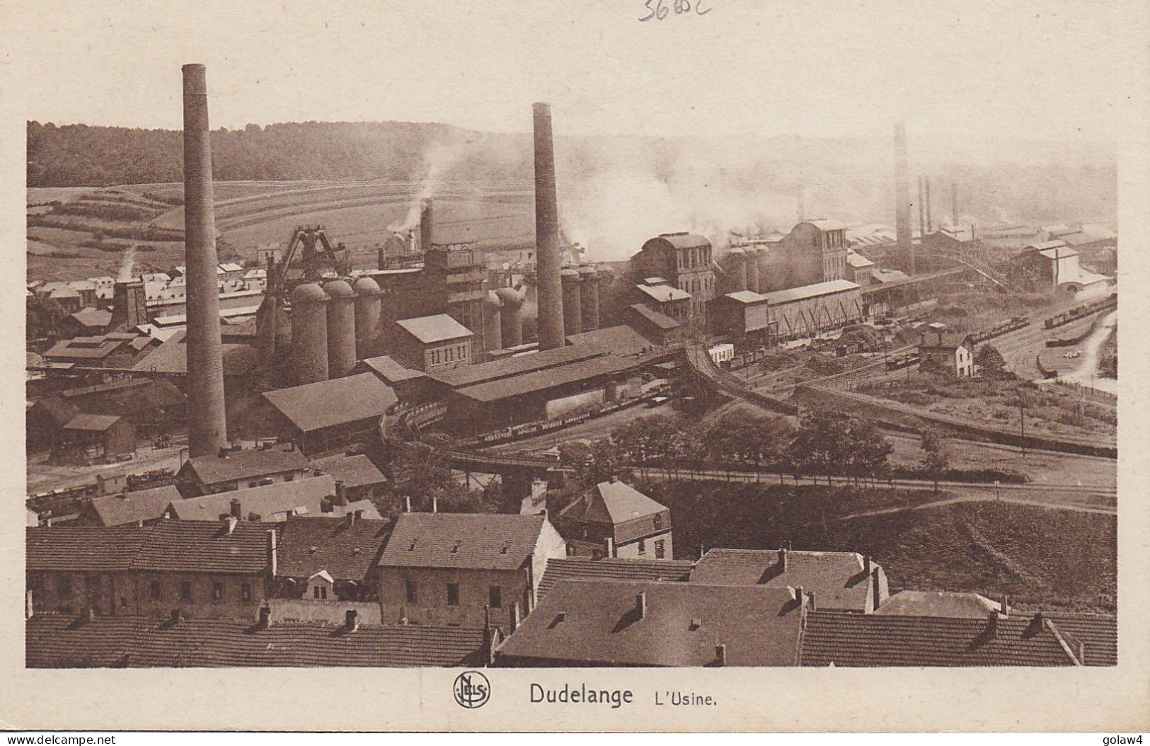 36602# DUDELANGE USINE NELS SCHAACK SERIE 2 N° 2 SIDERURGIE LUXEMBOURG - Dudelange