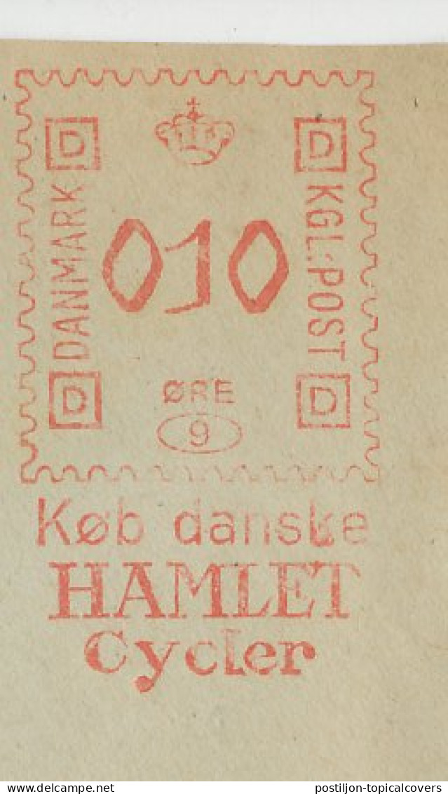 Meter Cover Denmark 1942 Bicycle - Hamlet - Wielrennen