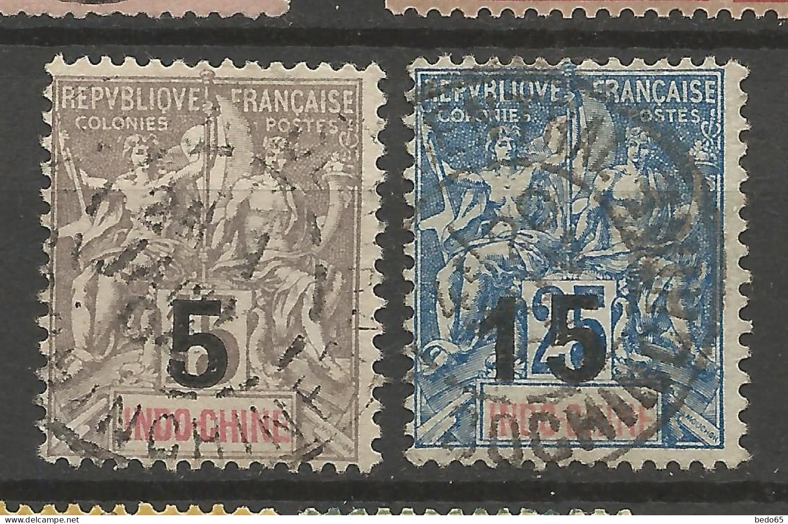 INDOCHINE N° 22 Et 23 OBL/ Used - Oblitérés