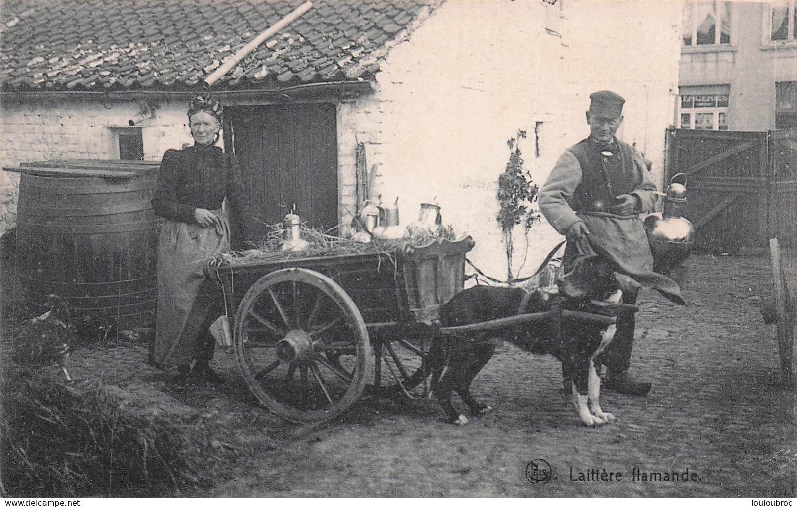 LAITIERE FLAMANDE ET ATTELAGE DE CHIEN S1 - Sonstige & Ohne Zuordnung