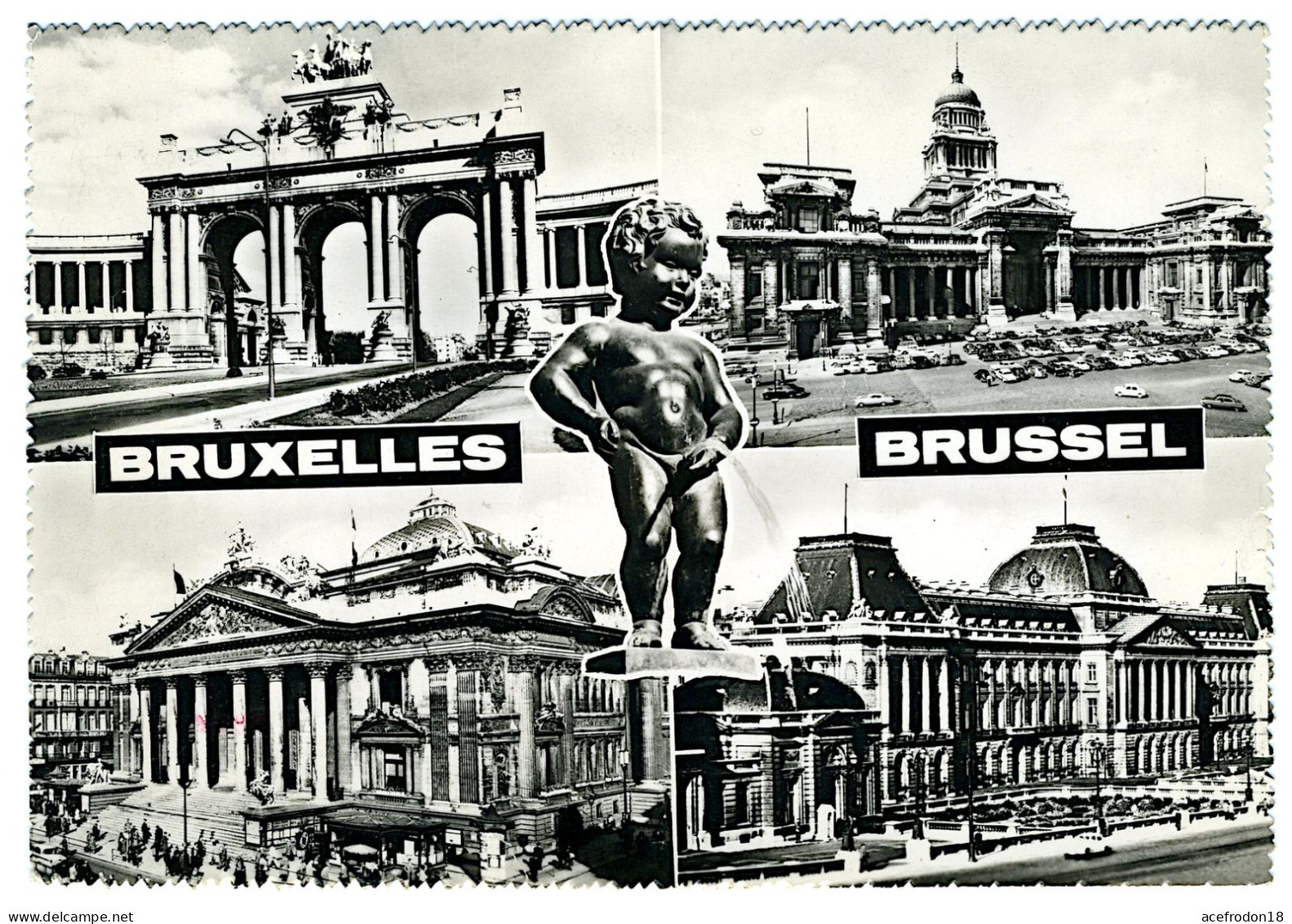 Bruxelles - Carte Multivues - Mehransichten, Panoramakarten