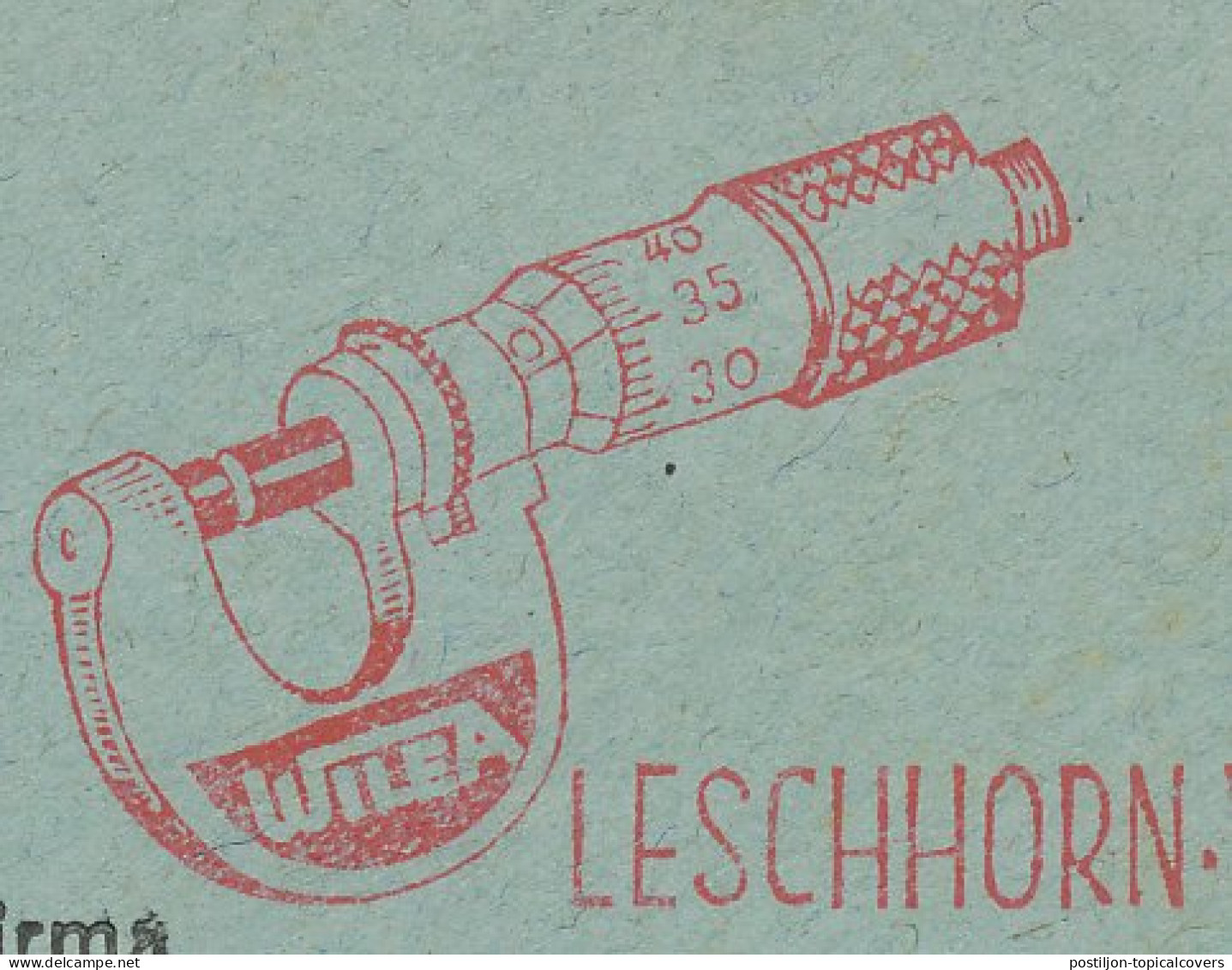 Meter Cover Germany 1939 Tools - Measuring  - Altri & Non Classificati