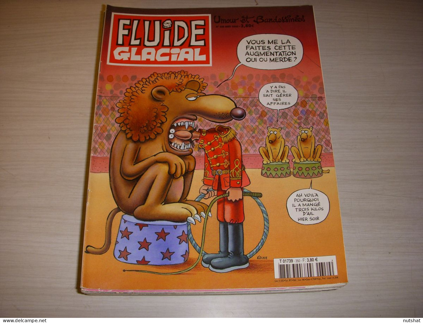 FLUIDE GLACIAL 350 08.2005 BEROALDE De VERVILLE OTZI JEAN ROUCH LINDINGRE FERRI - Fluide Glacial