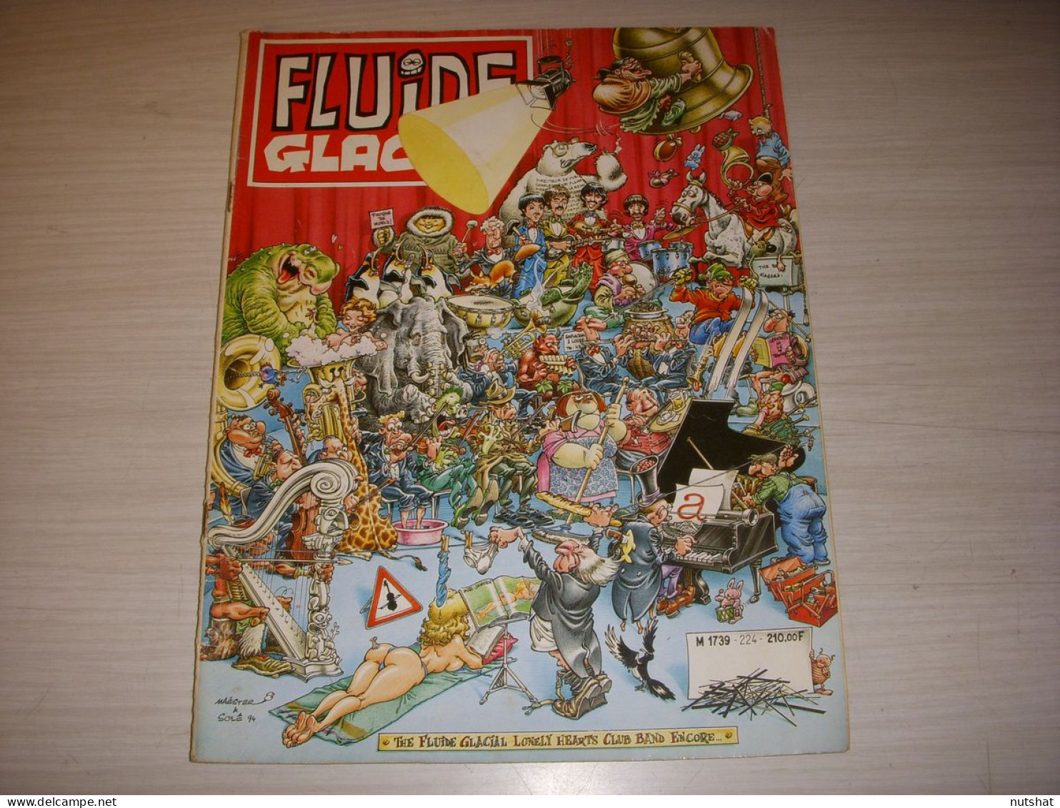 FLUIDE GLACIAL 224 02.1995 ANTOINE BLONDIN GIMENEZ JAKE RAYNAL LARCENET COYOTE - Fluide Glacial