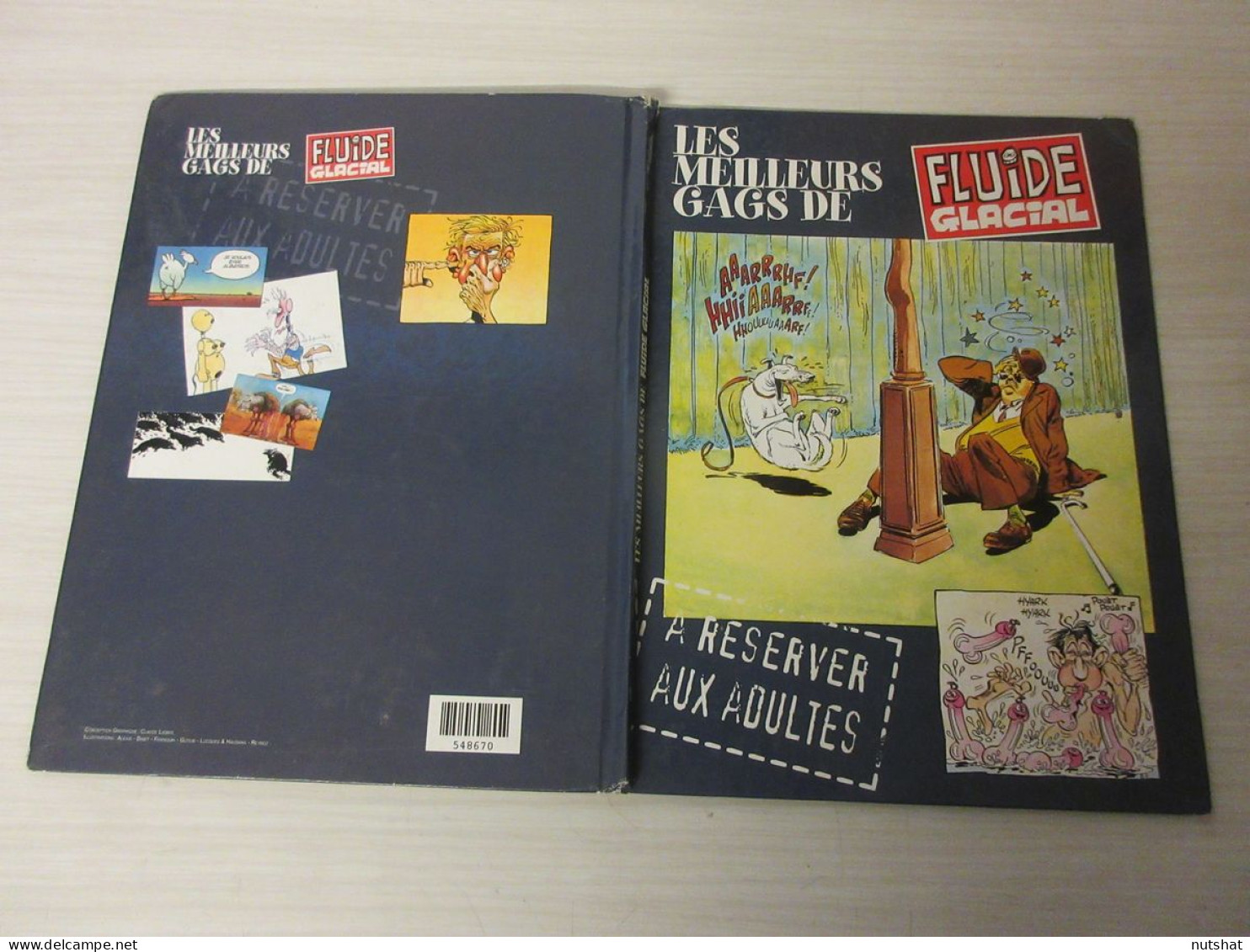 BD Les MEILLEURS GAGS De FLUIDE GLACIAL - 2000 - Editions France Loisirs         - Fluide Glacial