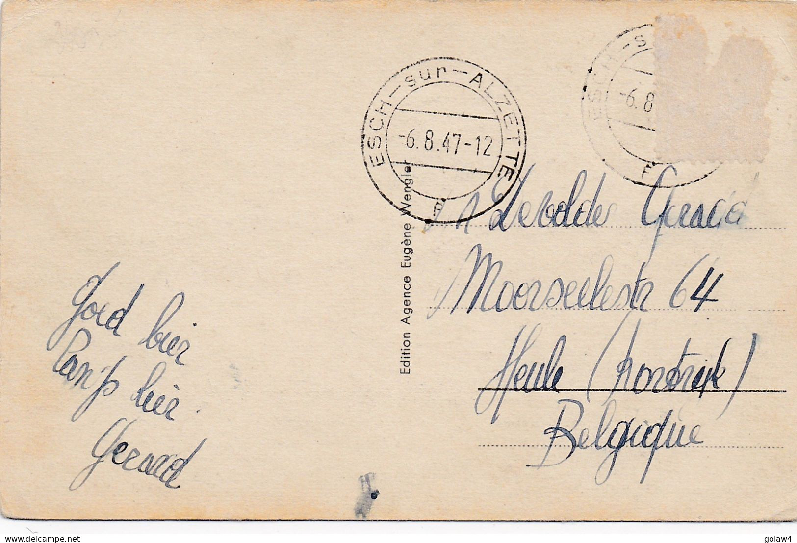 36607# ESCH SUR ALZETTE USINE ARBED SCHIFFLANGE 1947 HAUTS FOURNEAUX USINE EDITION EUGENE WENGLER SIDERURGIE LUXEMBOURG - Esch-Alzette